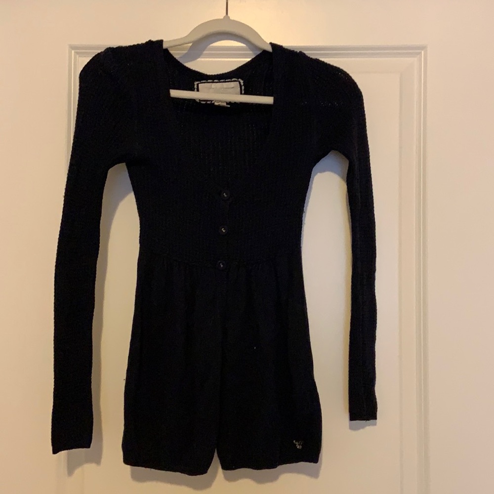 Navy American Eagle knit cardigan